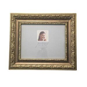 Vintage Ornate Gold Wooden Picture Frame 11"x14" Interior With 17"x20" Exterior